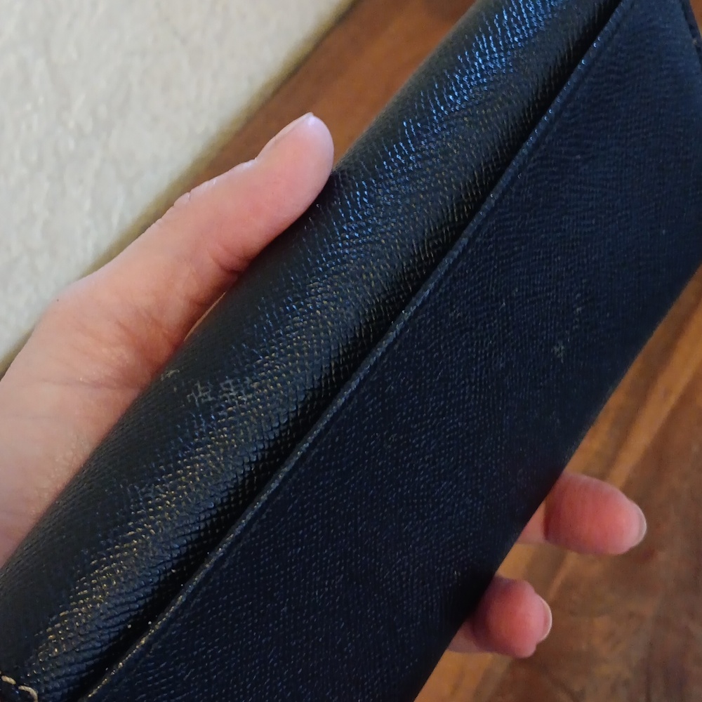 Coach Black Bear Fuzz Slim Envelope Wallet - Picture 14 of 14
